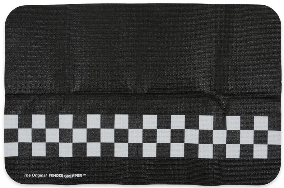 Checkered Flag Logo Vehicle Fender Protective Cover - Click Image to Close
